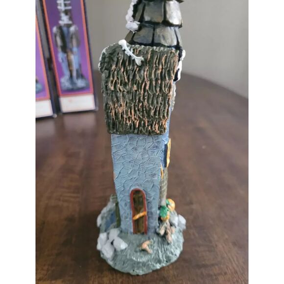 Windsor Collection Set of 2 Halloween Haunted House Tall 12"Collectibles w/Boxes - Picture 6 of 16